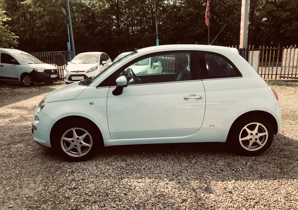 Fiat 500 cena 18500 przebieg: 148000, rok produkcji 2009 z Bychawa małe 497